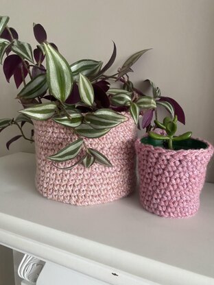 Easy Crochet Plant Pot/ Basket