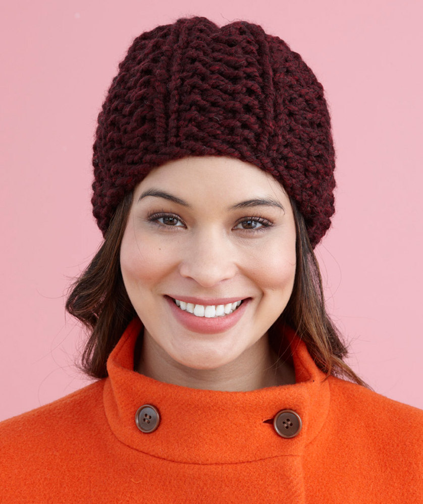 Brisbane Hat in Lion Brand Wool-Ease Thick & Quick - L20506C