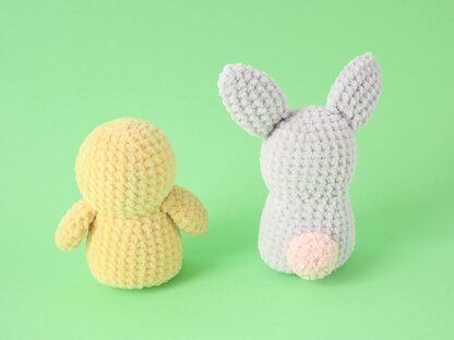 Little Chick and Bunny Amigurumi