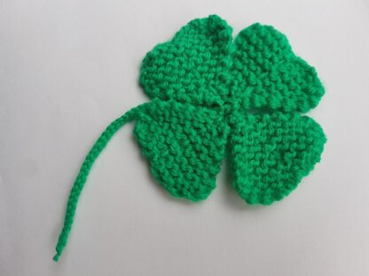 Knitted Four Leaf Clover