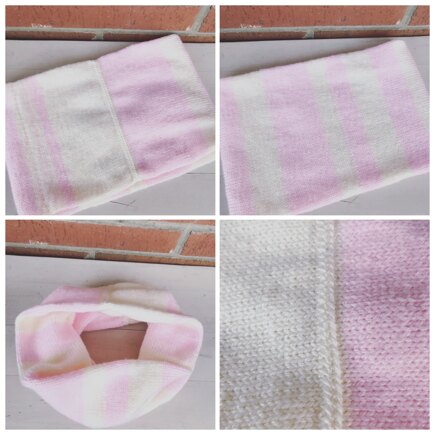 Baby Soft Pink Cowl #2