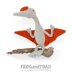 Pterodactylus Dino - Flying Dinosaur Pterosaur Pterodactyl Egg - Amigurumi Crochet - FROGandTOAD Créations