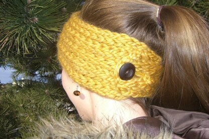 Buttoned Ear Warmer