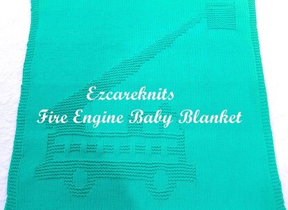 Fire Engine Baby Blanket