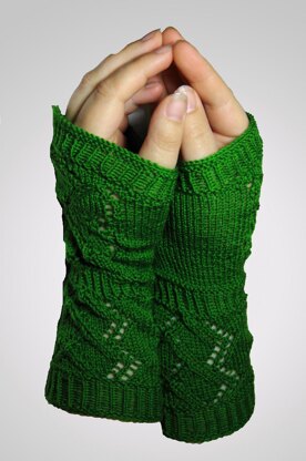 Taraxacum wrist warmers