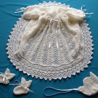 Ribbons & Lace Christening Ensemble