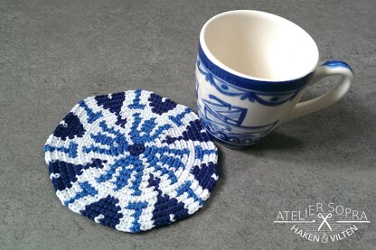 Coaster Delft Blue (no. 4)