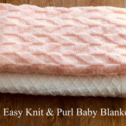 Easy Baby Blankets - Criss Cross & Parrallel Lines