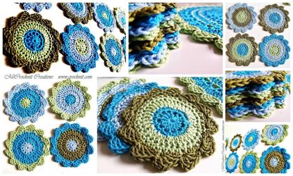 Crochet Coasters SEASIDE