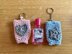 Keyring hand sanitizer holder