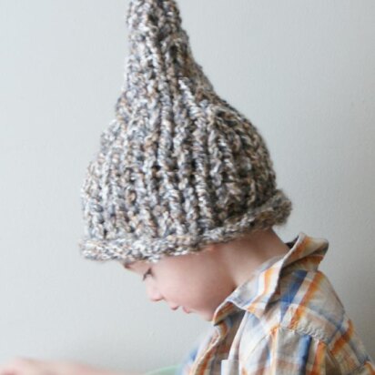 Chunky Gnome Hat (hat009) - knitting pattern