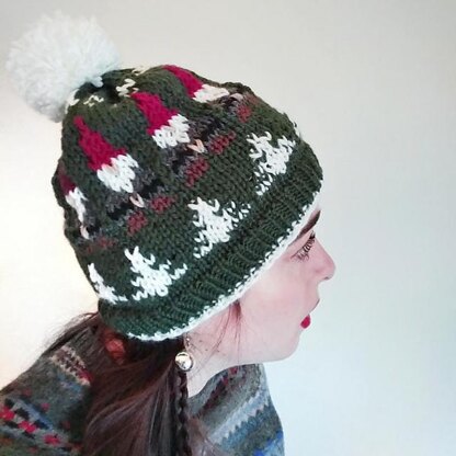 Gnome Fair-Isle Hat