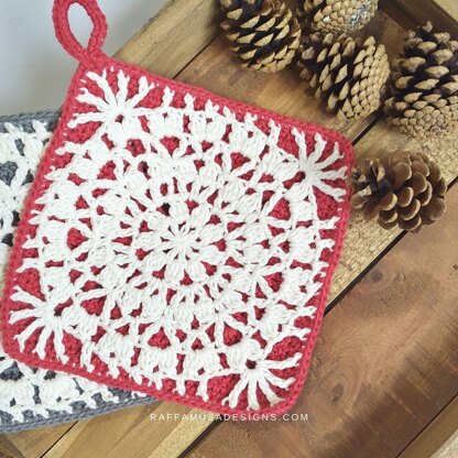 Falling Petals Potholder