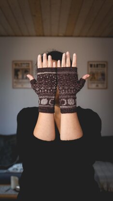 Celestial Fingerless Gloves