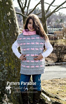 Sweetheart Poncho Sweater