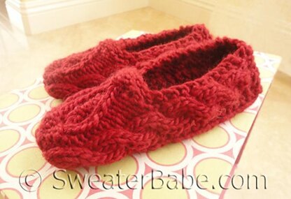 #143 One-Skein Sweetheart Slippers