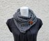 Crossing lace scarf