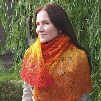 Maple Leaves Scarf