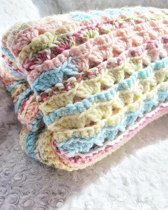 Flower Boxes Baby Blanket