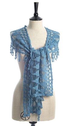 Azure Crochet Scarf