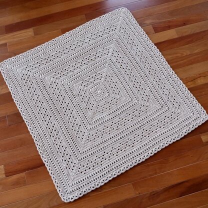 Diamonds in the Puffs Rug