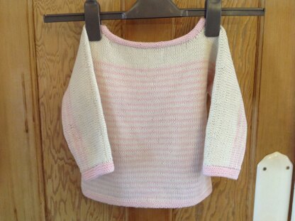 Cotton stripey icecream jumper