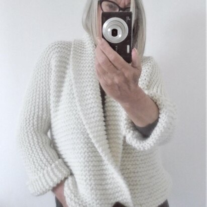 Chunky Garter Stitch Cardigan