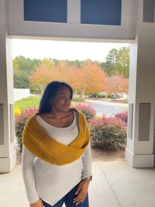 Lemon Peel Mobius Cowl