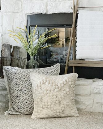 061 The Chevron Bobble Pillow