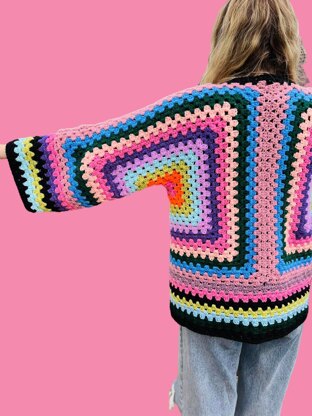 Hexagon Crochet Cardigan