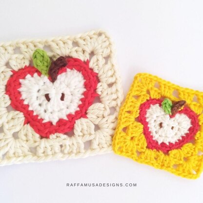 A Apple a Day Granny Square