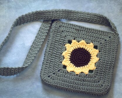 Cross Body Sunflower Purse