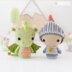 Mini Amigurumi Crochet Pattern Toys Set Unicorn Knight Dragon Horse Crochet Animal Pattern Mini Kingdom by AradiyaToys (Olka Novytska) Tutorial PDF File DIY