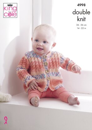 Jackets and Gilets in King Cole DK - 4998 - Downloadable PDF