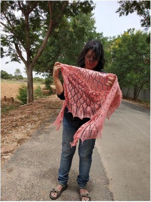 Flower Bud Shawl