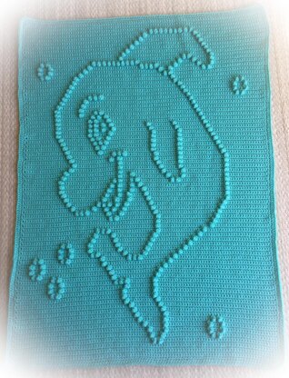 Happy Dolphin Baby Blanket