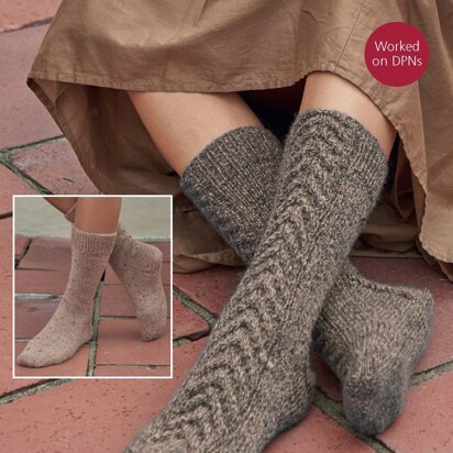 Socks in Sirdar Harrap Tweed DK - 8010 - Downloadable PDF
