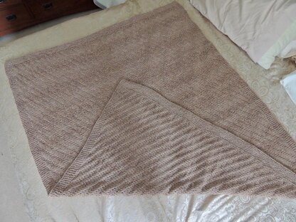 Diagonal Weave Throw Blanket