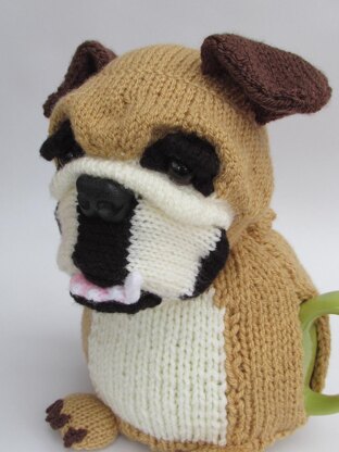 British bulldog tea cosy