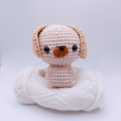 Labrador Retriever Amigurumi Crochet Pattern