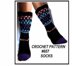 657 CROCHET SOCKS, TOE-UP, WOMEN SIZE 5 - 11