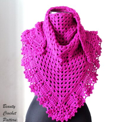 Raspberry Shawl