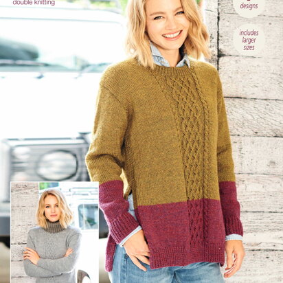 Tunics in Stylecraft Highland Heathers - 9792 - Downloadable PDF