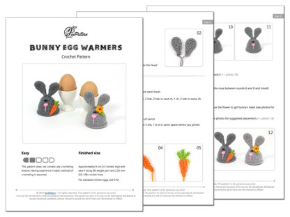 Bunny egg warmers