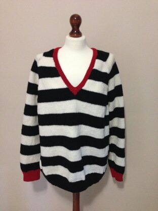 Black & White Striped Jumper