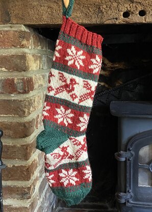 Festive Christmas Stocking