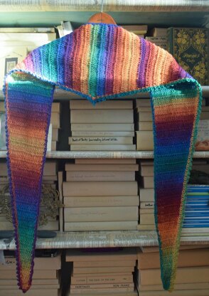 Rainbow After the Storm Shawlette