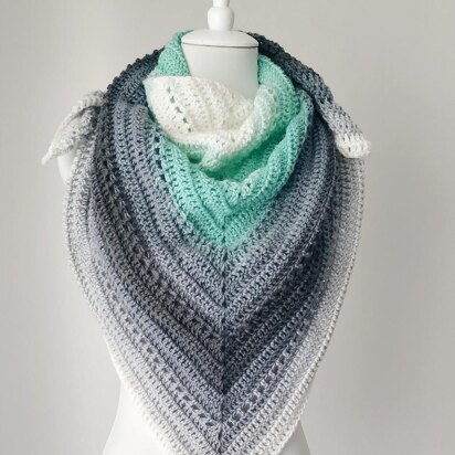 Beginner One Skein Shawl