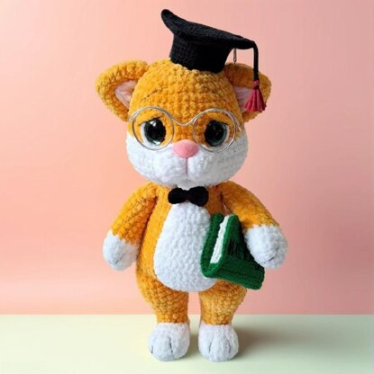 Student Cat Amigurumi