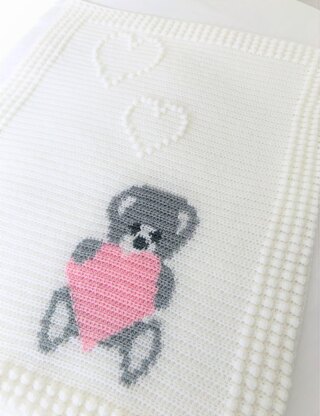 TEDDYBEAR BABY BLANKET